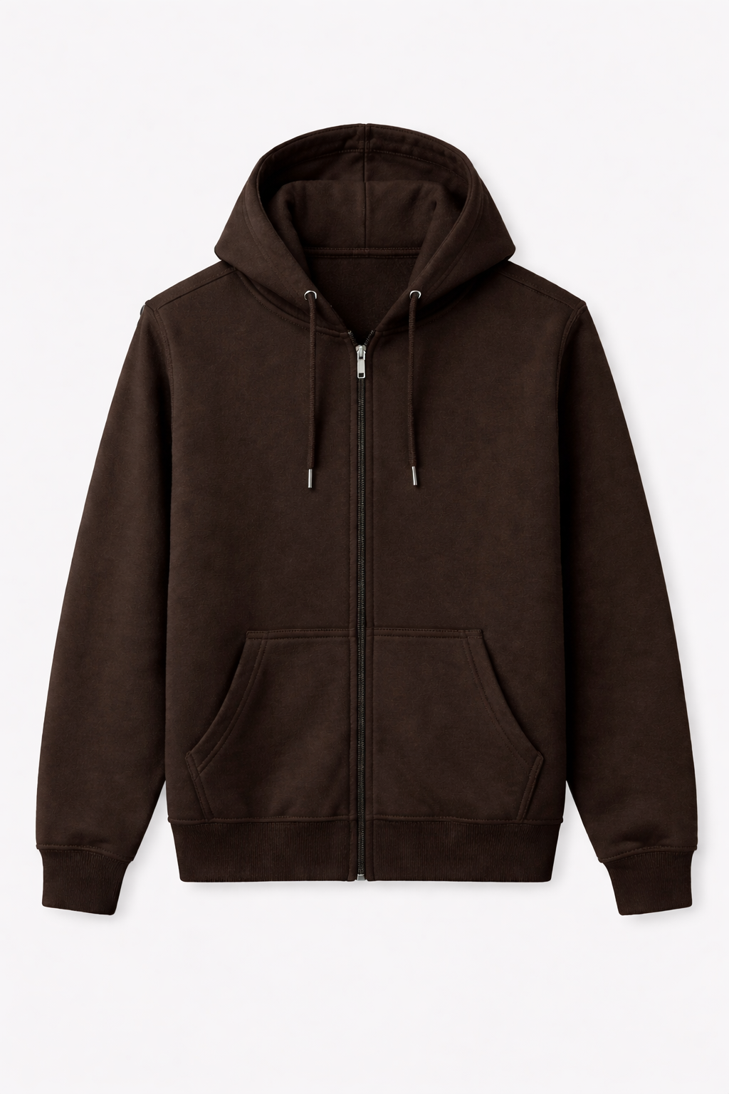 Premium 100% Cotton Zip Hoodies Custom Embroidery.