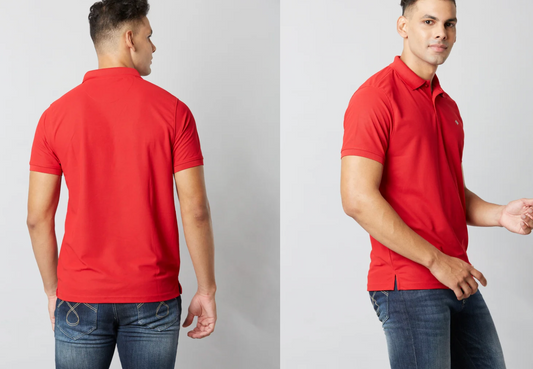 Custom Embroidered Polyester Polo shirts (embroidery included)