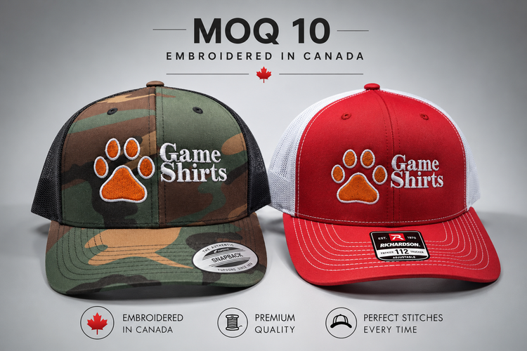 Embroidered Headwear (MOQ 10)
