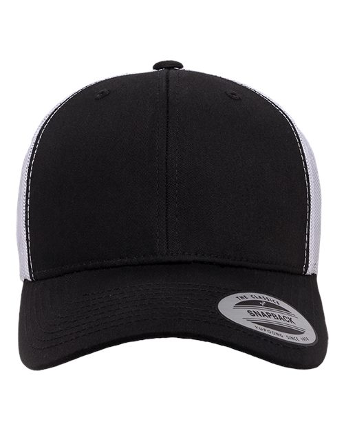 Custom Embroidered Retro Trucker Hats (Yupoong 6606)