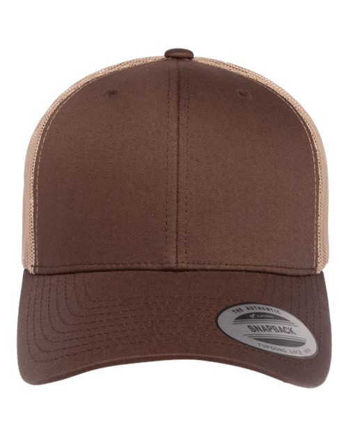 Custom Embroidered Retro Trucker Hats (Yupoong 6606)