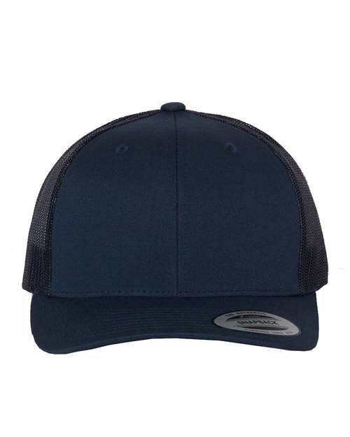 Custom Embroidered Retro Trucker Hats (Yupoong 6606)