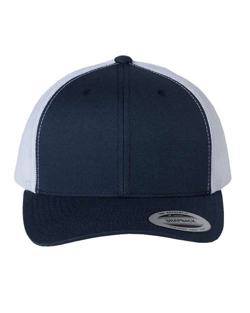 Custom Embroidered Retro Trucker Hats (Yupoong 6606)