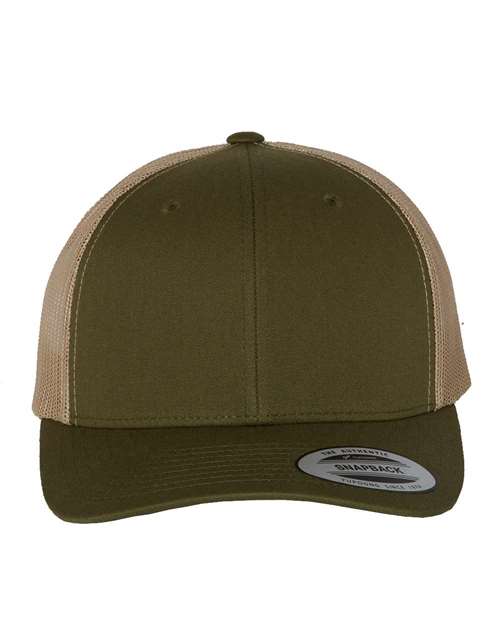 Custom Embroidered Retro Trucker Hats (Yupoong 6606)