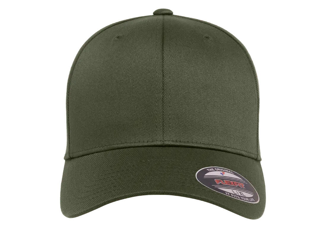 Custom Embroidered Fitted Caps (Flexfit 6277)