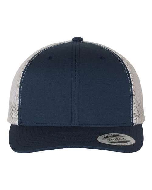 Custom Embroidered Retro Trucker Hats (Yupoong 6606)