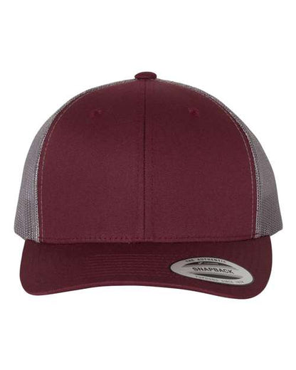 Custom Embroidered Retro Trucker Hats (Yupoong 6606)