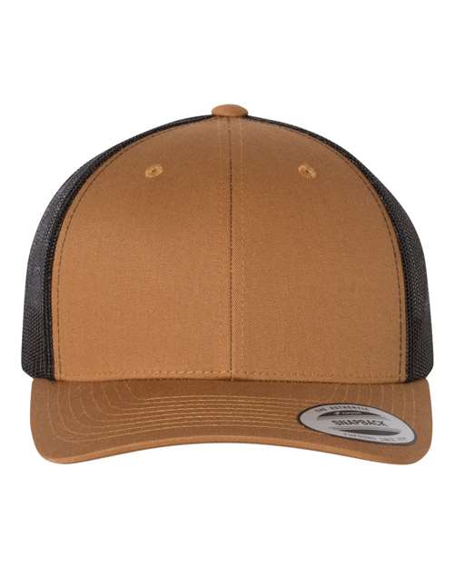 Custom Embroidered Retro Trucker Hats (Yupoong 6606)