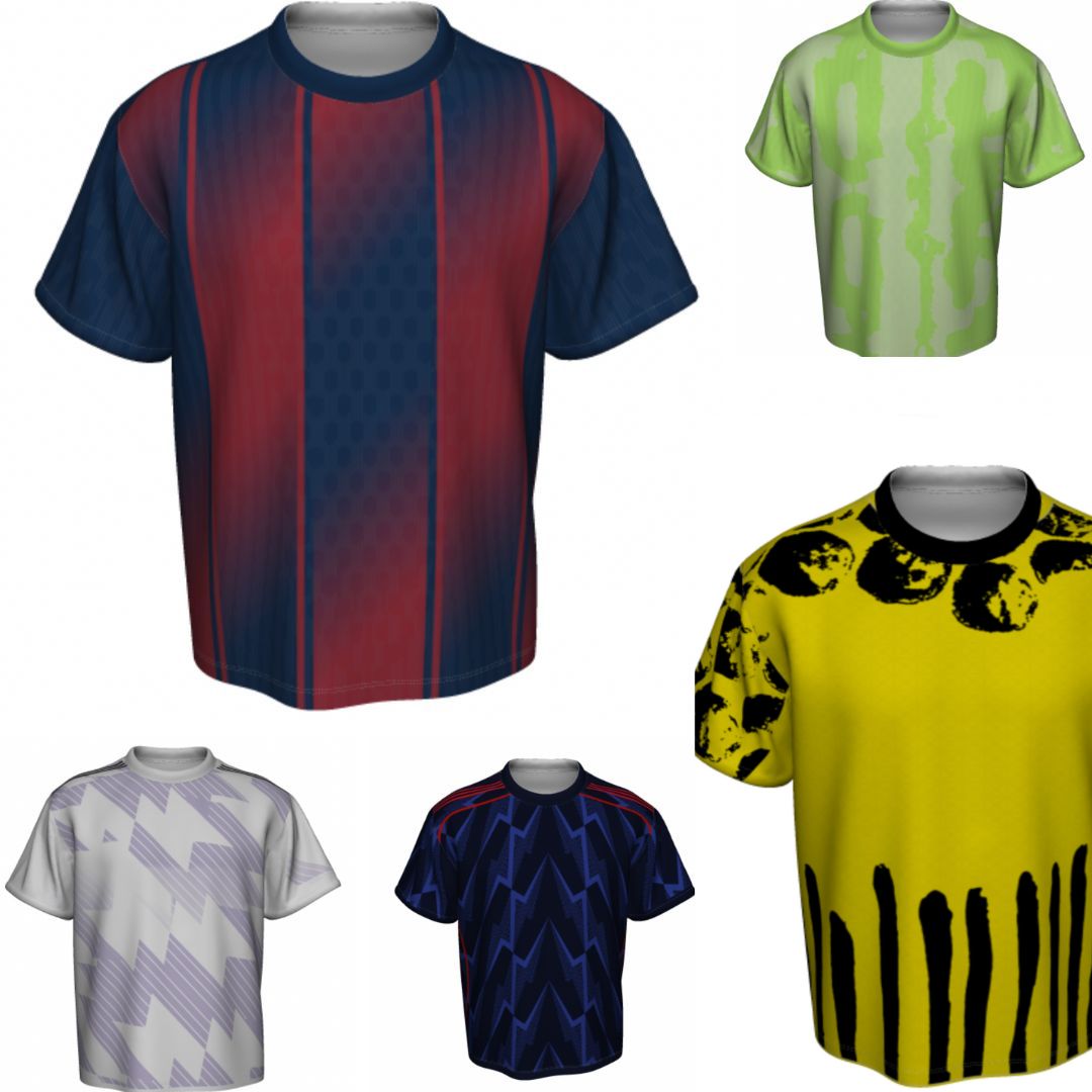 Custom Full Sublimation Jersey Soccer designs top 12