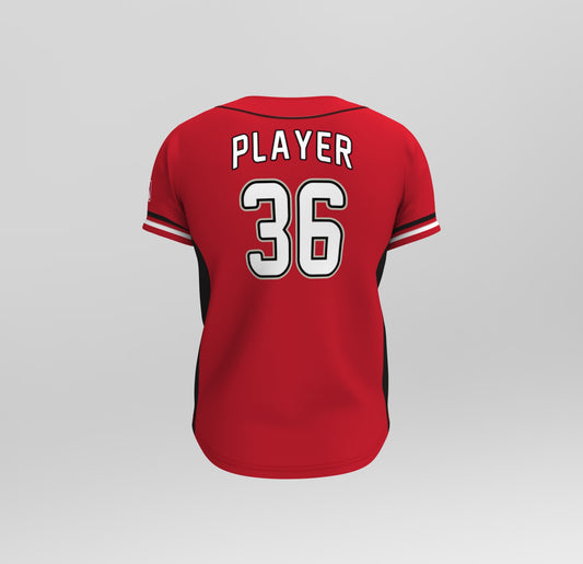 Custom Sublimated Baseball button up jersey